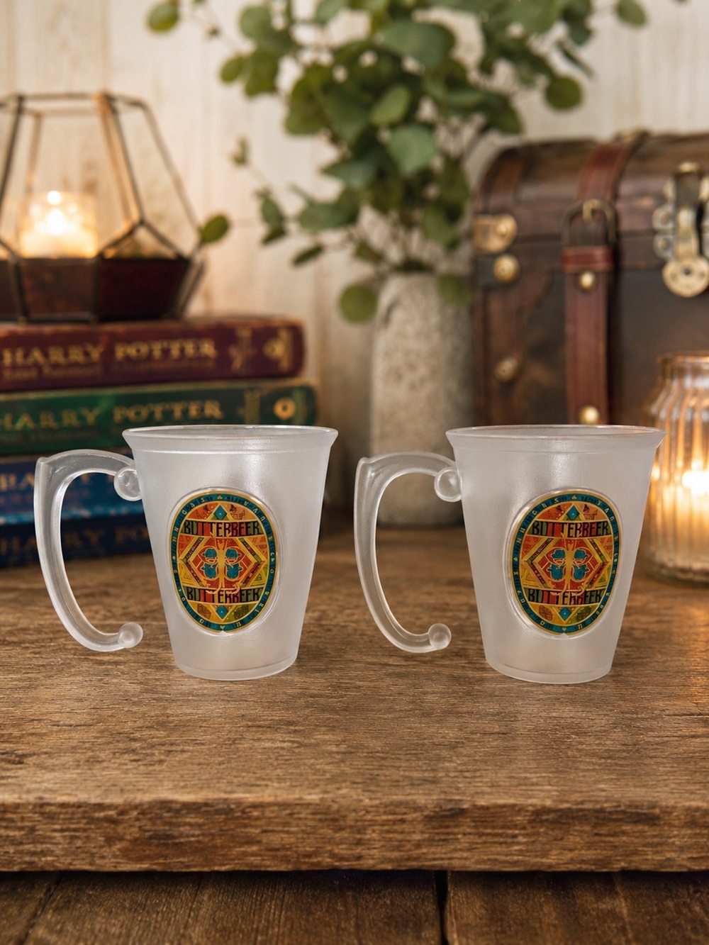 Harry Potter NYC Butterbeer Bar Souvenir Tankards Set of 2 Universal